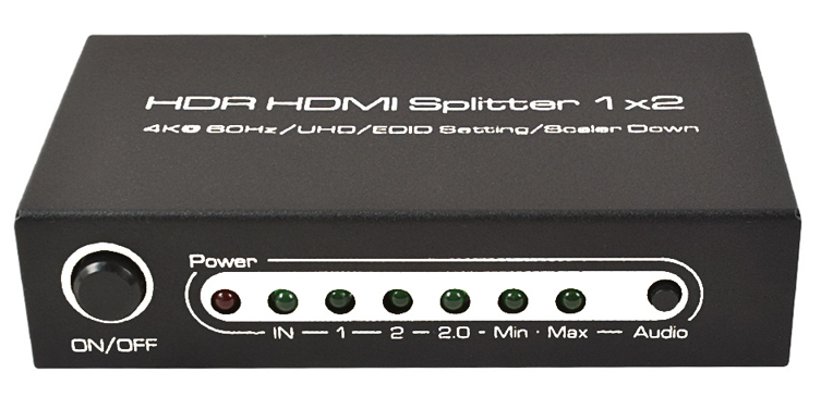 HDMI Splitter 1 in 2 out HDR 4K 60Hz