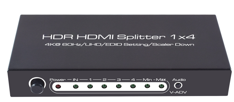 HDMI Splitter1in 4 out (4K/60Hz UHD HDCP2.2),HDR 