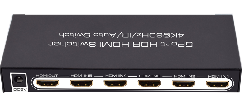 HDMI Switch 5 in 1 out 4K 60Hz